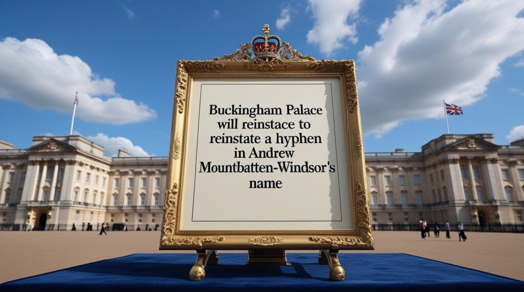 Buckingham Palace Will Reinstate a Hyphen in Andrew Mountbatten-Windsor's Name