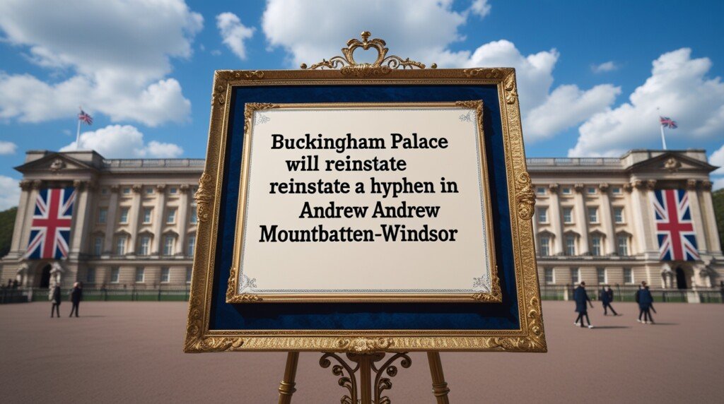 Buckingham Palace Will Reinstate a Hyphen in Andrew Mountbatten-Windsor's Name