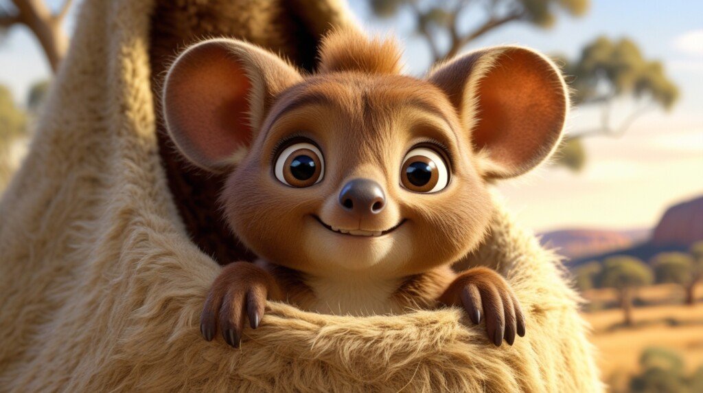 Foofa in Kanga’s Pouch