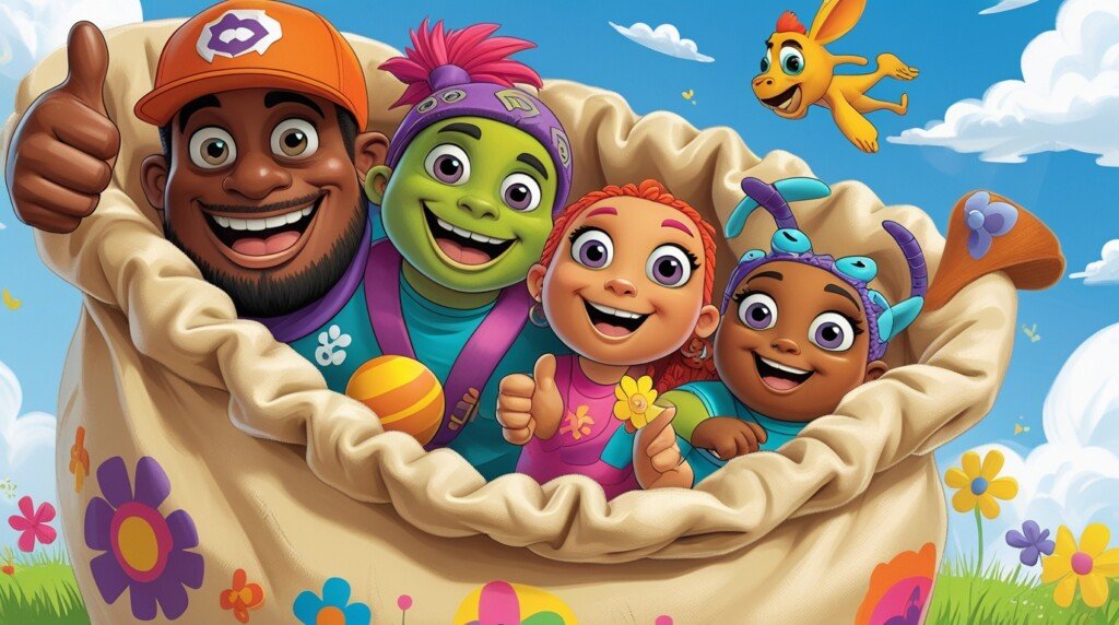 Can the Gabba Gang Fit in Kanga’s Pouch