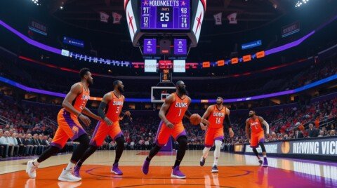 Houston Rockets vs Phoenix Suns Match Player Stats
